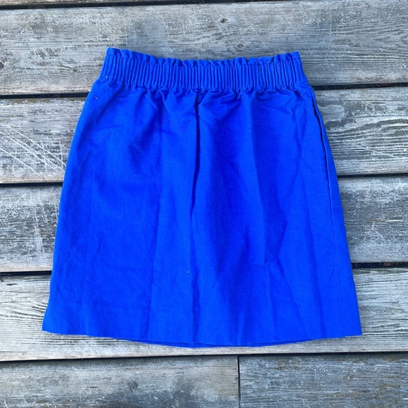 J Crew Paper Bag Linen Blend Skirt - Picture 6 of 6